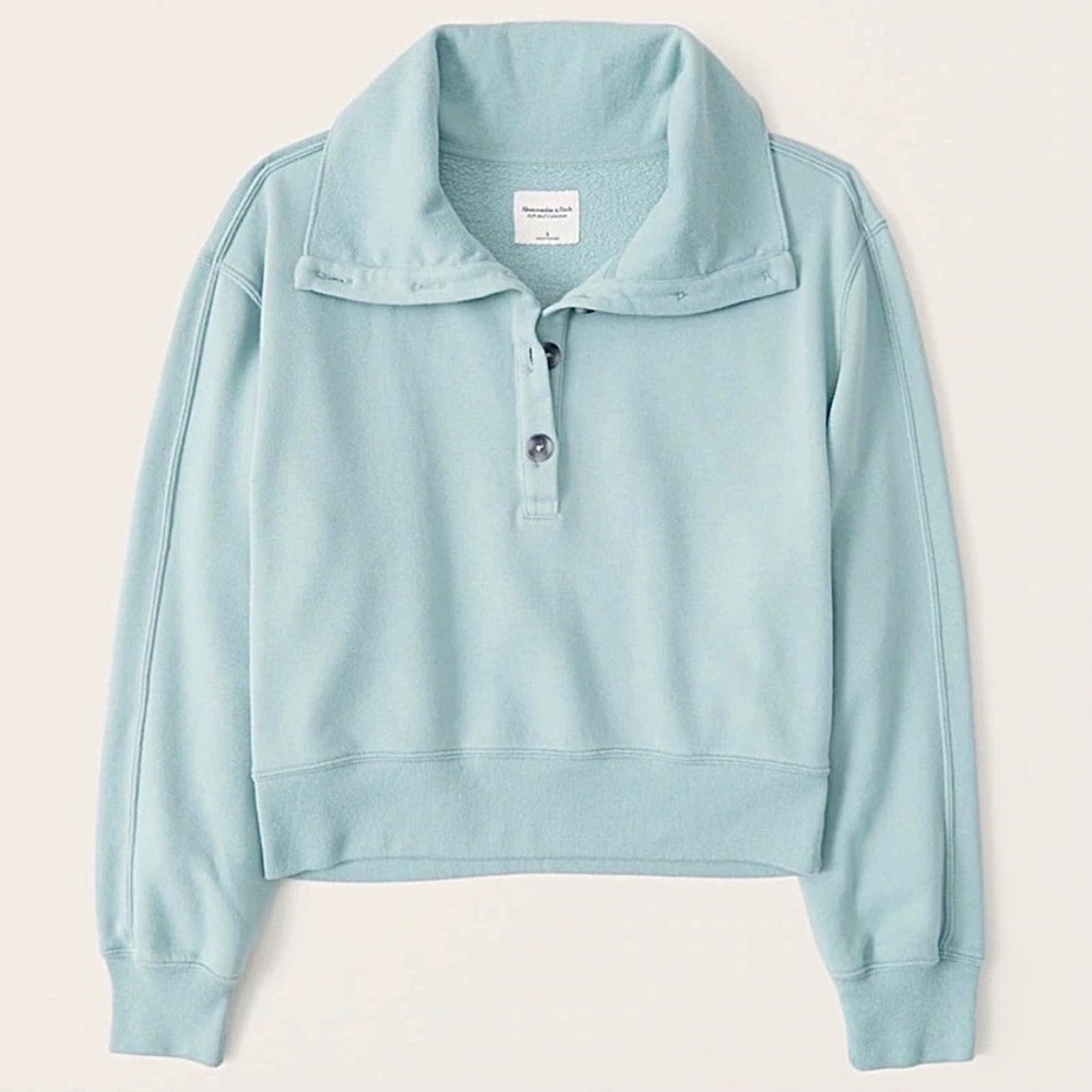 Abercrombie Drama Wedge Button Henley